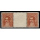 ARGENTINA 1935 TGJ 795EV PAREJA DE ESTAMPILLAS NUEVAS CON GOMA CON ENTRECINTA HERMOSA U$ 75 !!! AQUI CON BAJISIMA BASE !!!